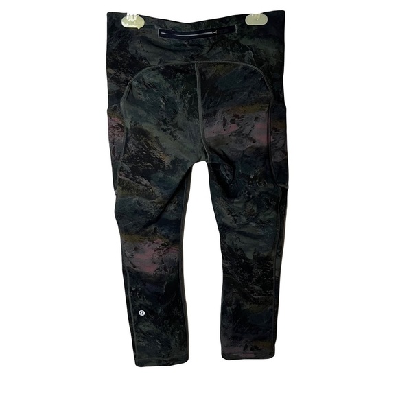 Lululemon Womens Speed Up Tight Radiant Multi Crop Leggings Size 4 Multicolor - Picture 2 of 13